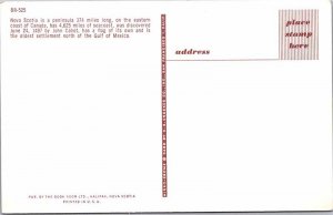 Postcard BOAT SCENE Halifax Nova Scotia NS AK2285