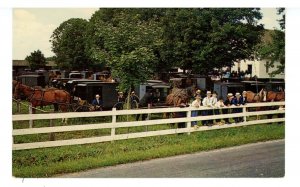 PA - Amish/Mennonite Culture. Church Yard, Old Order Mennonites