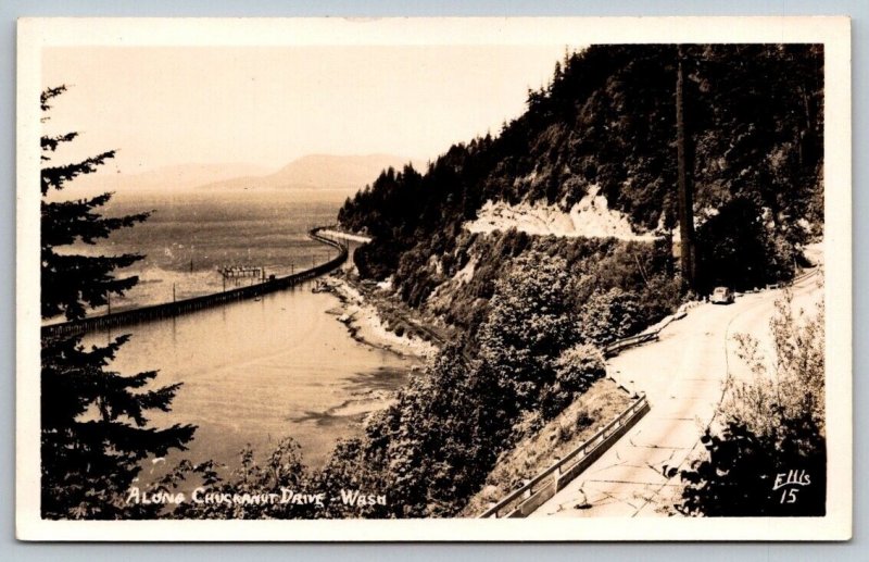 RPPC  Chuckanut Drive   Bow   Washington   Postcard  c1920