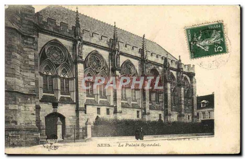 Old Postcard The Meaning Palais Synodal