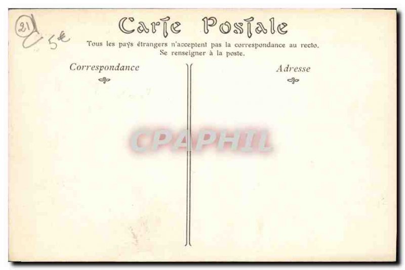 Old Postcard Semur Dijon and the Notre Dame