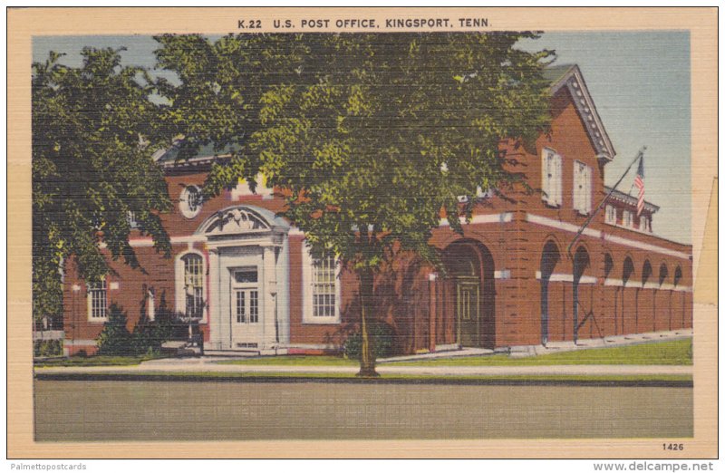 US Post Office, Kingsport, Tennessee, 1930-40s