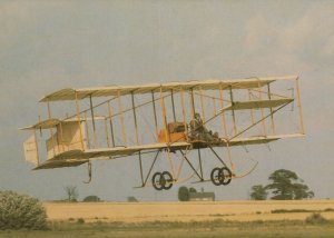 Military Aviation Postcard - Bristol Boxkite Biplane of 1910 - RR9871