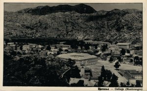 Montenegro Cetinje Montenegro RPPC 06.88