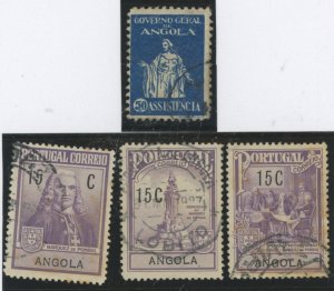 Angola #RA1-RA4 Used Single (Complete Set)