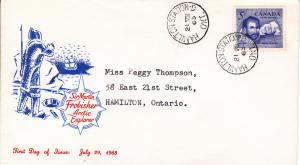 Canada # 412, 1st day cover, cacheted