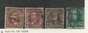 United States, Postage Stamp, #255-258 Used, 1894