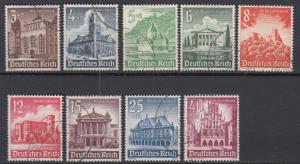 Germany - 1940 Buildings set Mi# 751/759  (9210)