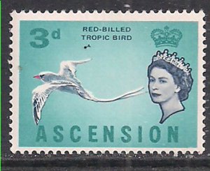 Ascension 1963 QE2 3d Birds SG 73 MLH ( E203 )