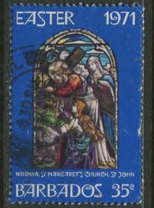 Barbados -Scott 355- Christmas - 1971 - Used - Single 35c Stamps