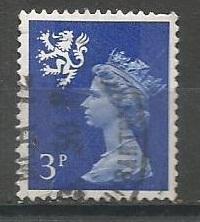 GREAT BRITAIN, SCOTLAND, 1971, used 3p, Scott SMH2