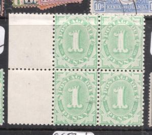 Australia Postage Due SG D35 Block of Four MNH (4dkc)