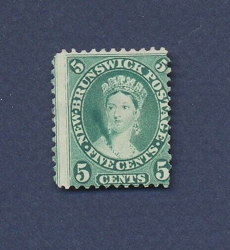 NEW BRUNSWICK - Scott 8 - unused without gum - 3 cent Queen Victoria - 1860