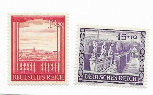 Germany #B198-199 MH CAT VALUE $2.80