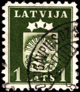 Latvia #217-219, Complete Set(11), 1940, Used