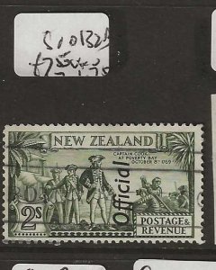 NEW ZEALAND 2/- CAPT COOK OFFICIAL   SG O132B    VFU    P0919B H