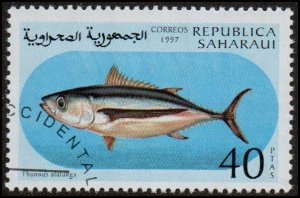 Sahara Republic Col: SW 1997 07/03 - Cto - 40p Albacore Tuna (Fish) (1997)
