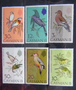 Cayman Islands 1974 Birds set 1st Series MNH