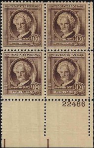 863 Mint,OG,NH... Plate Block of 4... SCV $22.50