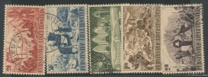 Liechtenstein #176-80  Single (Complete Set)