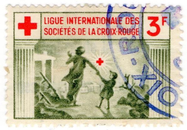 (I.B) France Cinderella : Red Cross Fund-Raising Stamp 3F