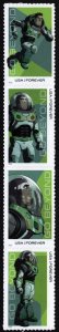 SC#5709-12 (Forever) Buzz Lightyear Vertical Strip of Four (2022) SA