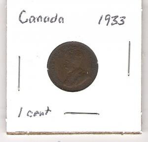 Canada 1933 - 1 cent