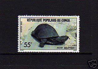 CONGO- 1982 - TURTLE - AQUATIC - MINT -  SINGLE!