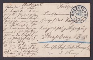 GERMANY Fieldpost postcard from Oberstdorf
