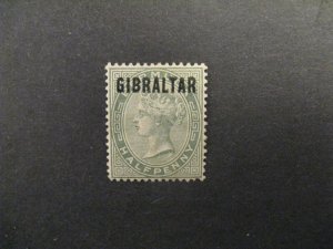 Gibraltar #1 mint hinged disturbed gum a23.5 9700