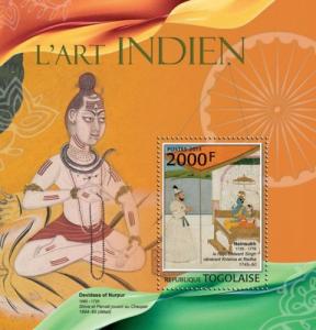 TOGO 2013 SHEET INDIAN ART PAINTINGS tg13103b