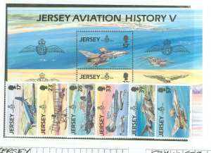 Jersey #634-639a  Souvenir Sheet