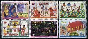 ANGUILLA - 1978 - Christmas, Paintings - Perf 6v Set - Mint Never Hinged