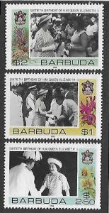 Barbuda 779-81 Mint NH Royalty stamps