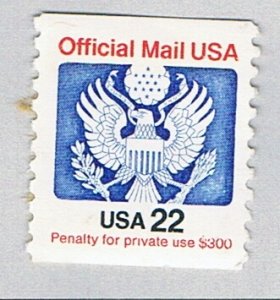 US Official Mail 22c (AP137334)