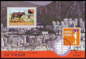 Papua NG Buffalo 'Hong Kong 97' MS SG#MS808 SC#911