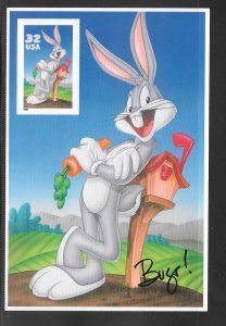 #3137c MNH One stamp on pane Bugs Bunny (((Stock Photo)))