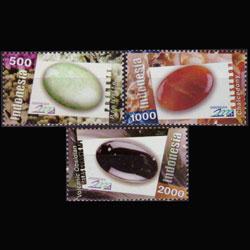 INDONESIA 2000 - Scott# 1888-90 Gemstones Set of 3 NH