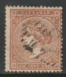Cuba 1869 Sc 39 used