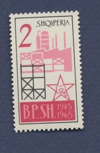 ALBANIA - Scott 793 - MNH -  Oil Refinery -  1965