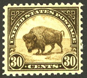 U.S. #569 MINT OG HR