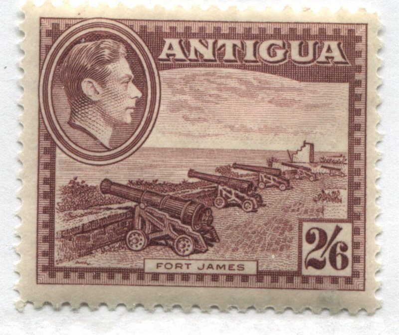 Antigua KGVI 2/6d brown purple mint o.g. hinged