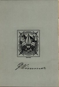 Austria 1935 MNH Essay on Paper, signed G Wimmer