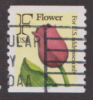 US #2518 Non-Denom Flower Used PNC Single plate #1222