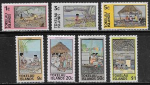 Tokelau Scott #'s 49a - 56a MNH