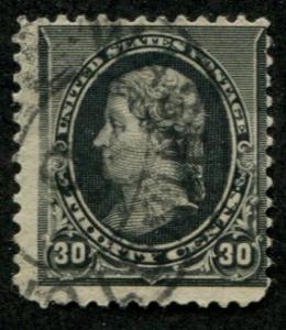 USA SC# 228 Jefferson 30c Canceled