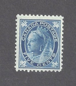Canada # 70 MINT NH 5c BLUE LEAF ISSUE QUEEN VICTORIA BS24710
