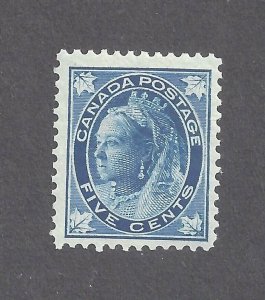 Canada # 70 MINT NH 5c BLUE LEAF ISSUE QUEEN VICTORIA BS31257