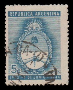 ARGENTINA 1944. SCOTT # 518. USED. # 3