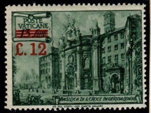 Vatican Scott 154 MH* surcharged stamp